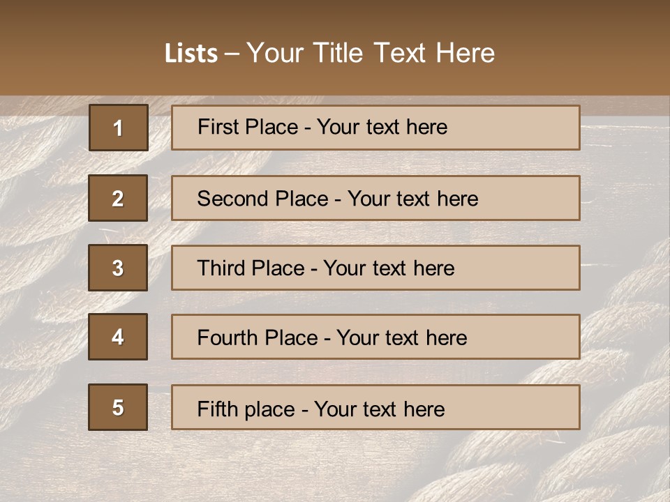 Wall Board Layout PowerPoint Template