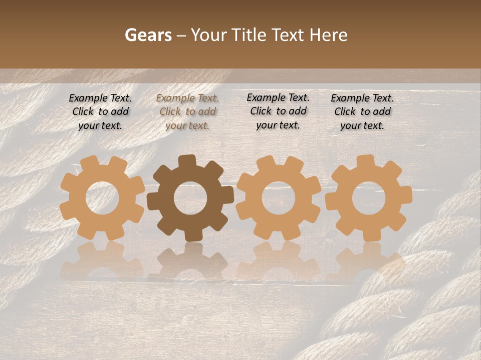 Wall Board Layout PowerPoint Template