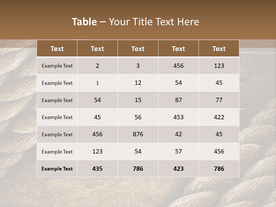 Wall Board Layout PowerPoint Template
