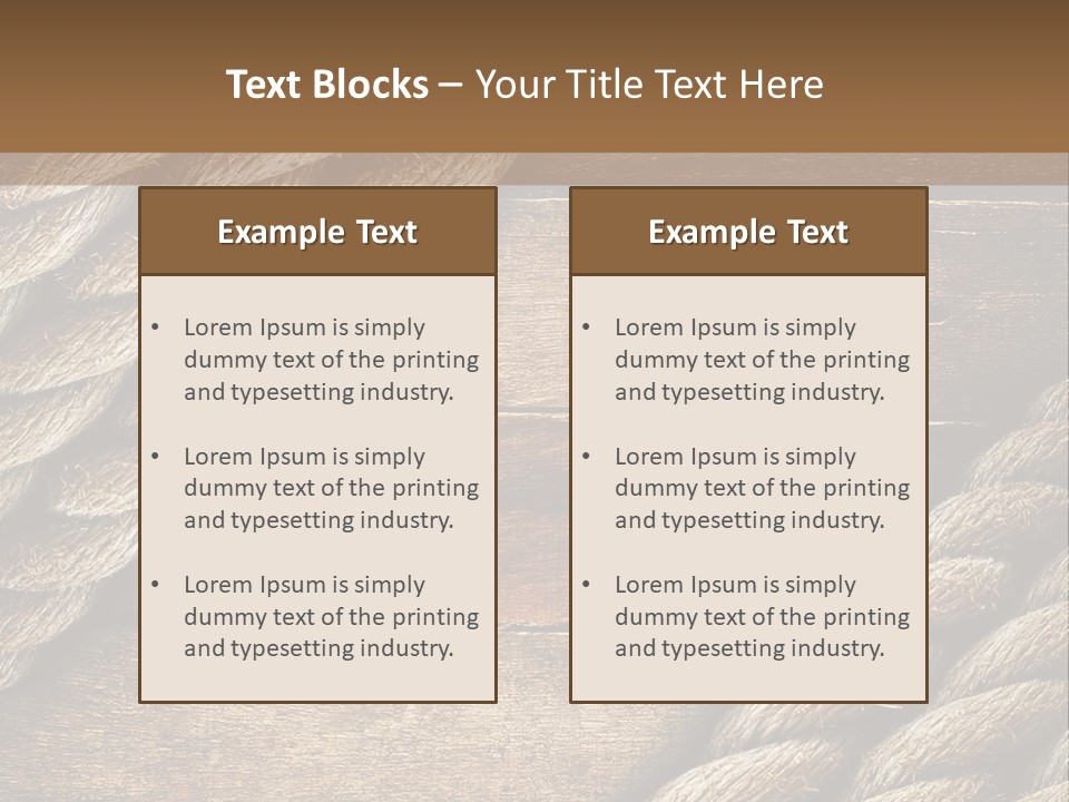 Wall Board Layout PowerPoint Template