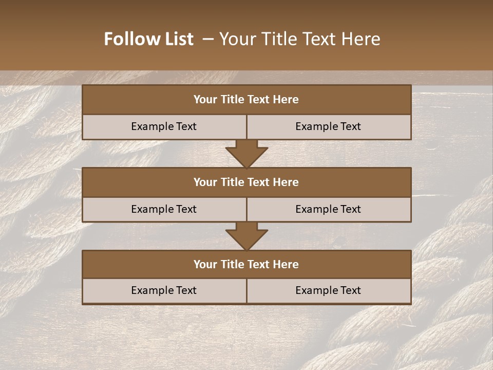 Wall Board Layout PowerPoint Template