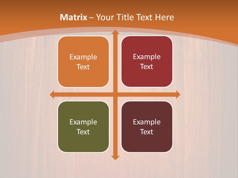 Oak Banner Timber PowerPoint Template