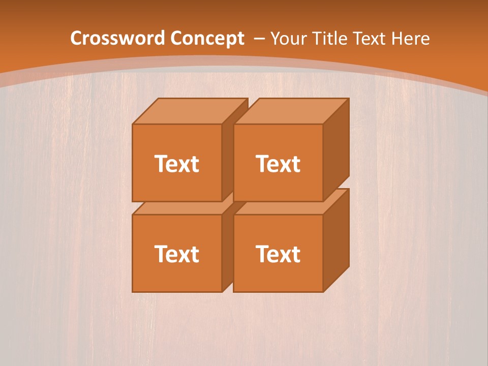 Oak Banner Timber PowerPoint Template