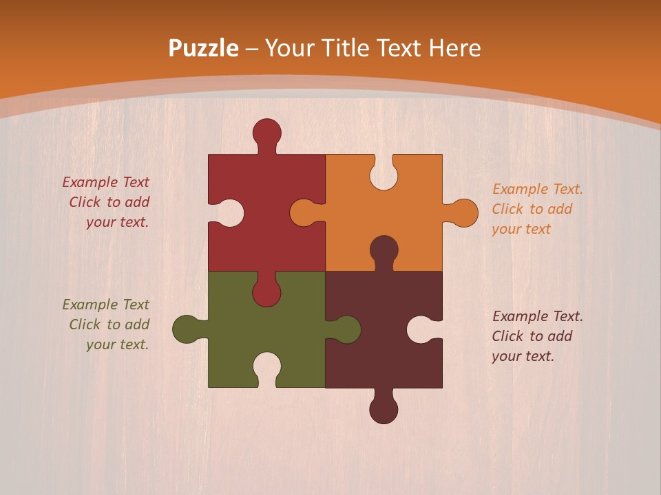 Oak Banner Timber PowerPoint Template