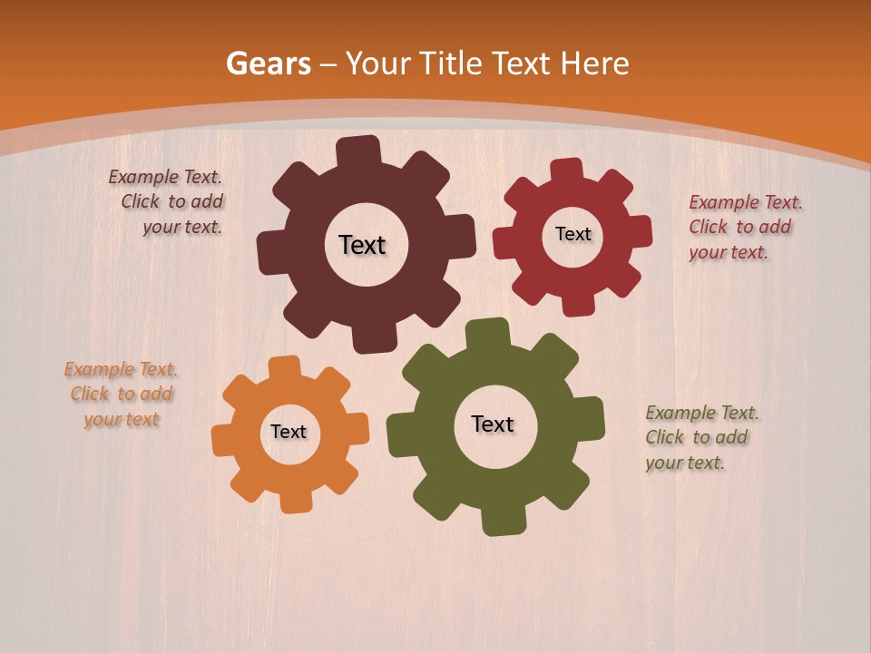 Oak Banner Timber PowerPoint Template