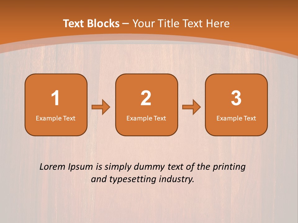 Oak Banner Timber PowerPoint Template