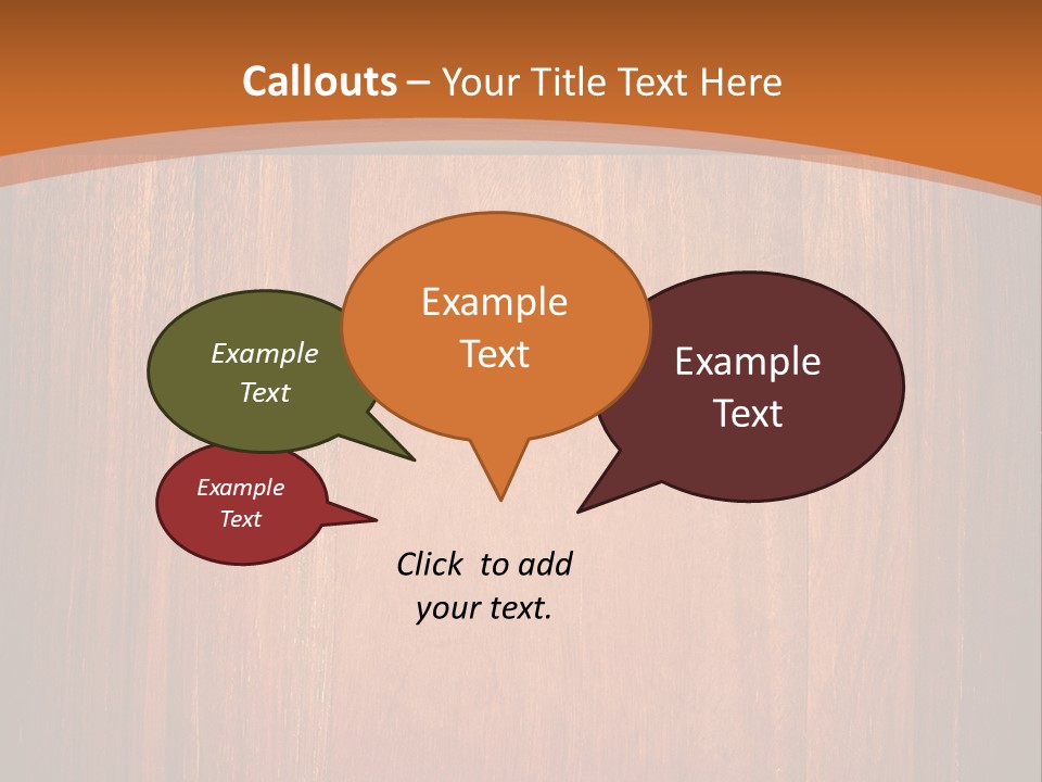 Oak Banner Timber PowerPoint Template