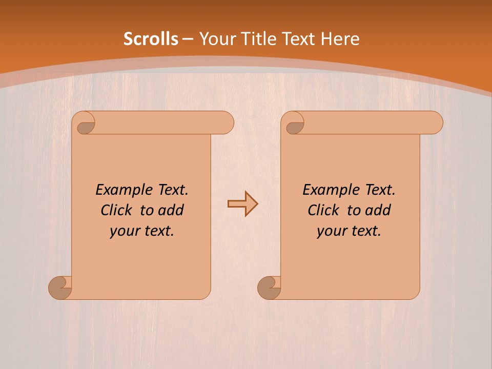 Oak Banner Timber PowerPoint Template