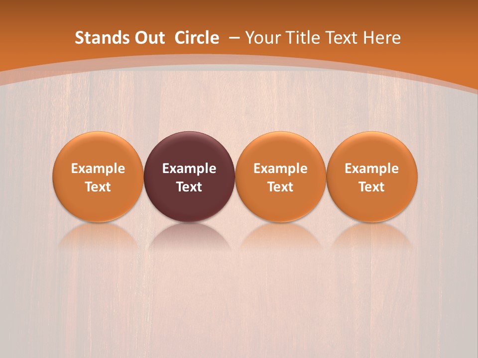 Oak Banner Timber PowerPoint Template