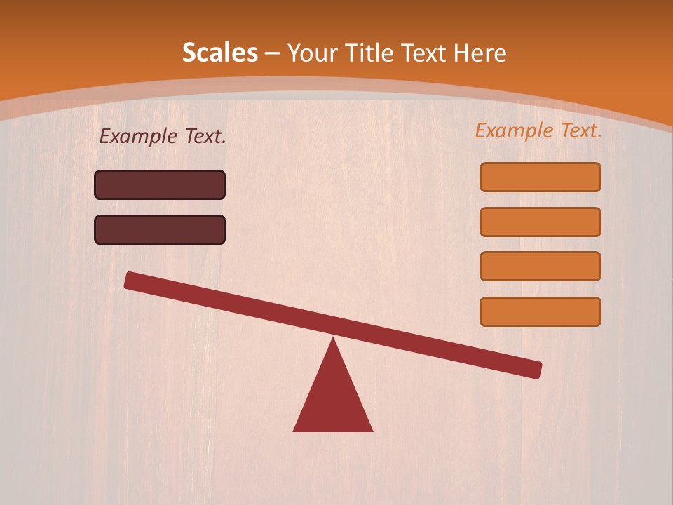 Oak Banner Timber PowerPoint Template