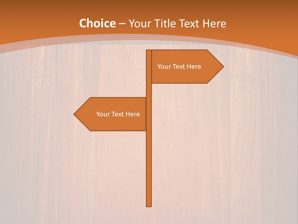 Oak Banner Timber PowerPoint Template