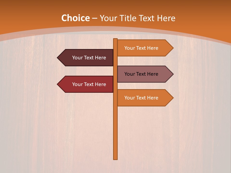 Oak Banner Timber PowerPoint Template