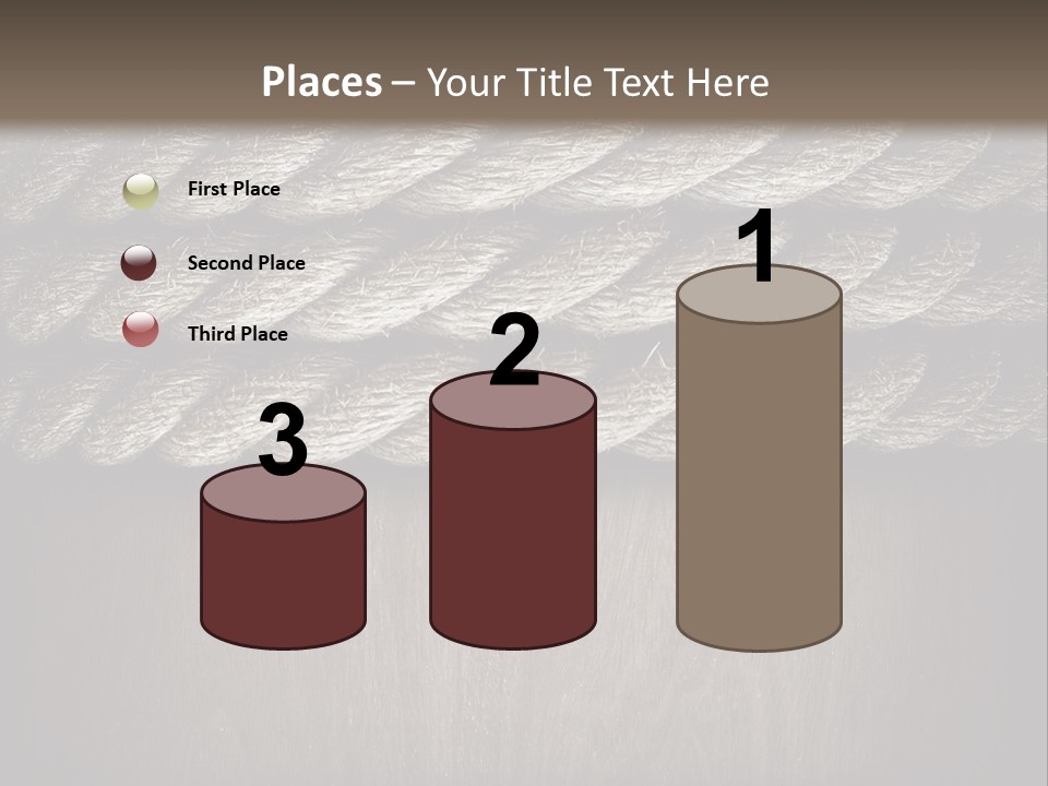 Striped Hemp Backdrop PowerPoint Template