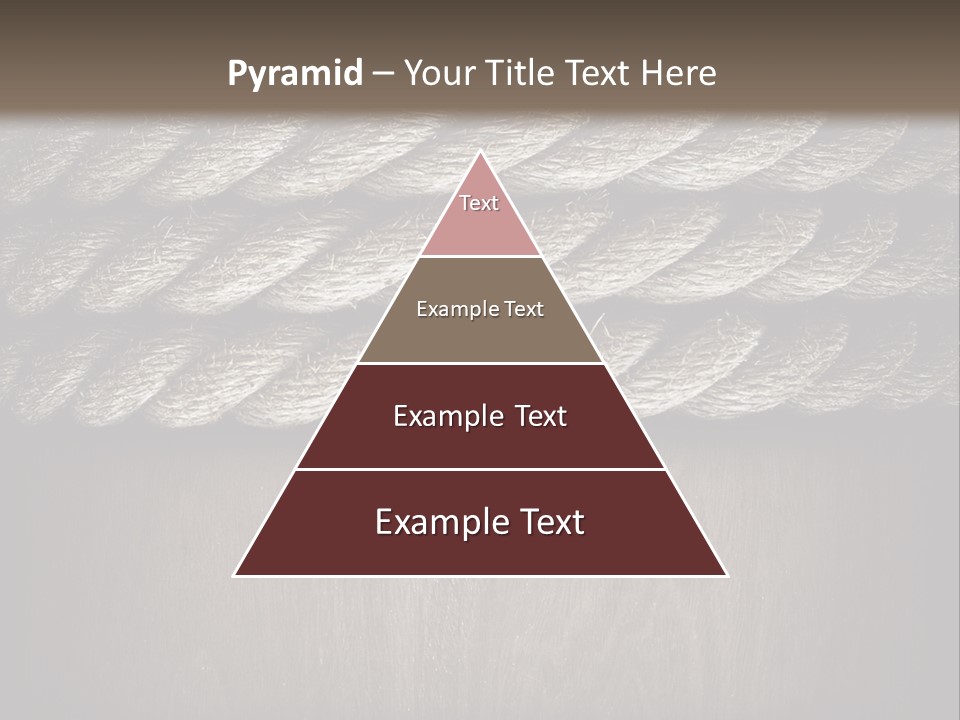 Striped Hemp Backdrop PowerPoint Template