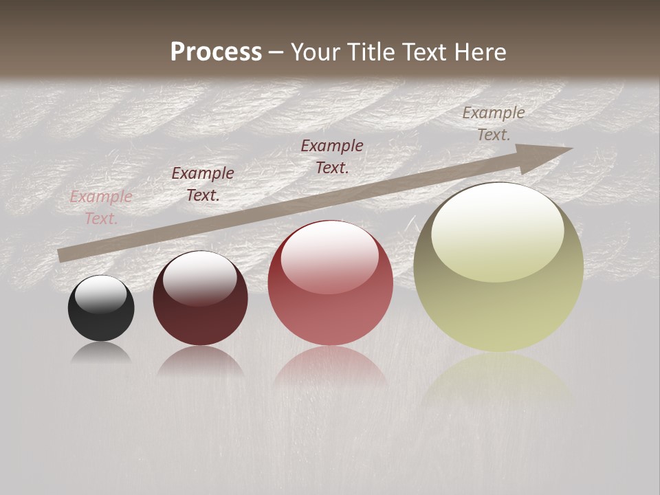 Striped Hemp Backdrop PowerPoint Template