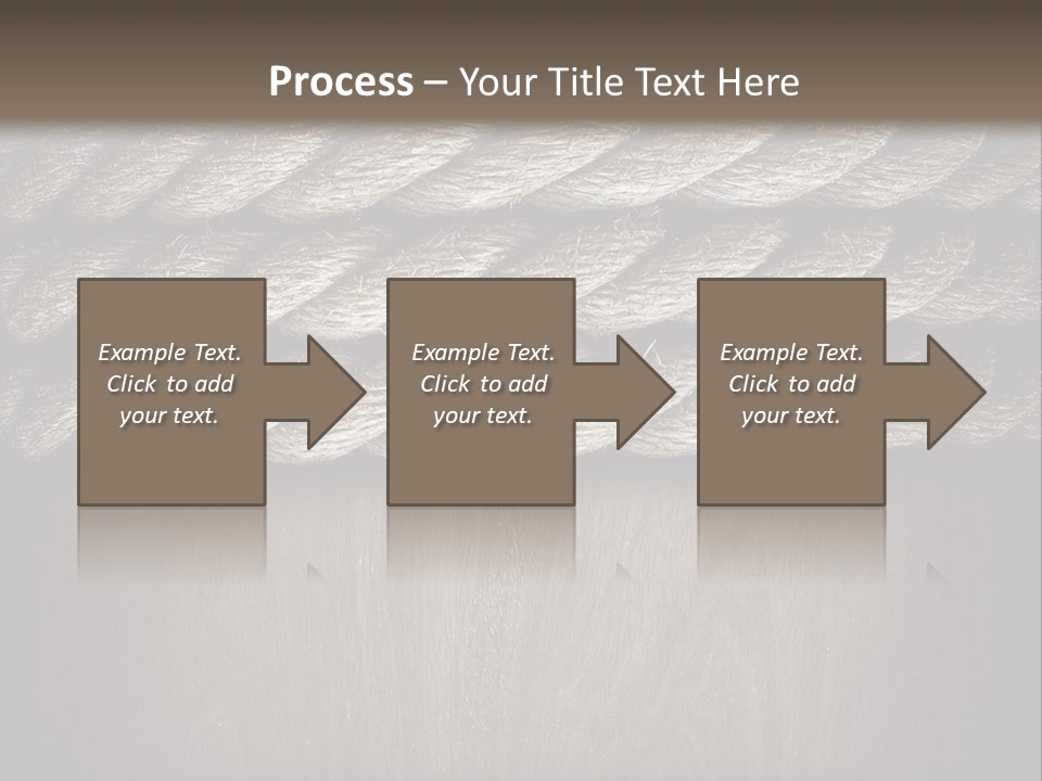 Striped Hemp Backdrop PowerPoint Template