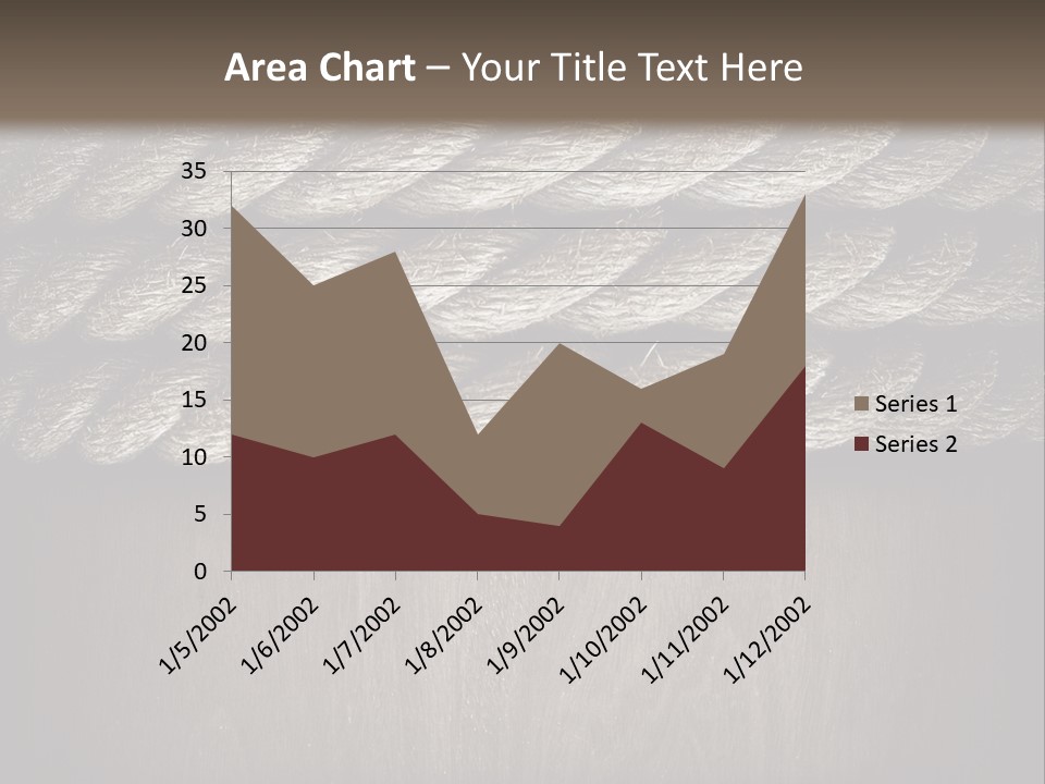 Striped Hemp Backdrop PowerPoint Template