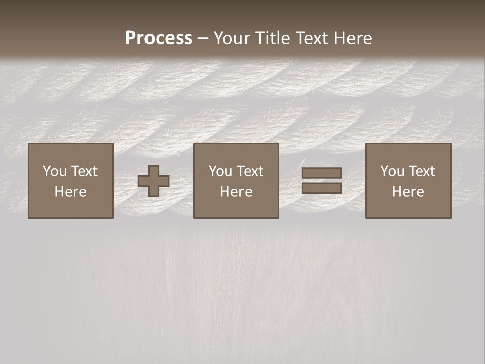 Striped Hemp Backdrop PowerPoint Template
