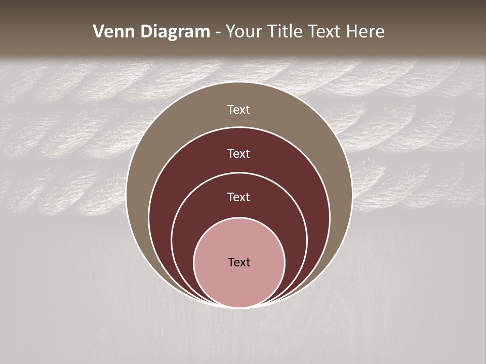 Striped Hemp Backdrop PowerPoint Template