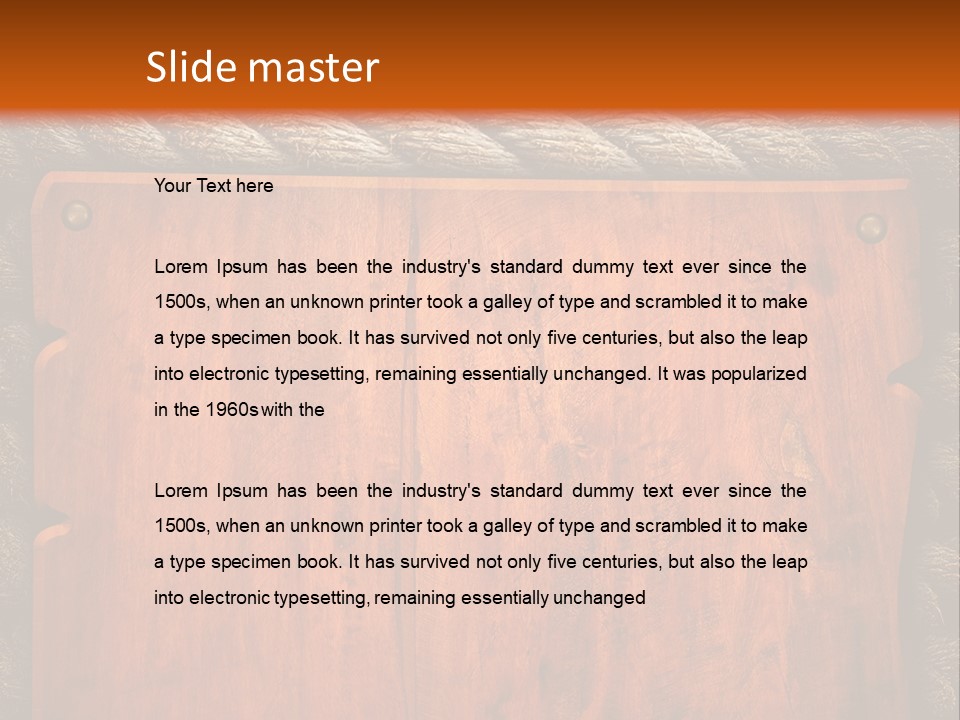 Panel Striped Material PowerPoint Template