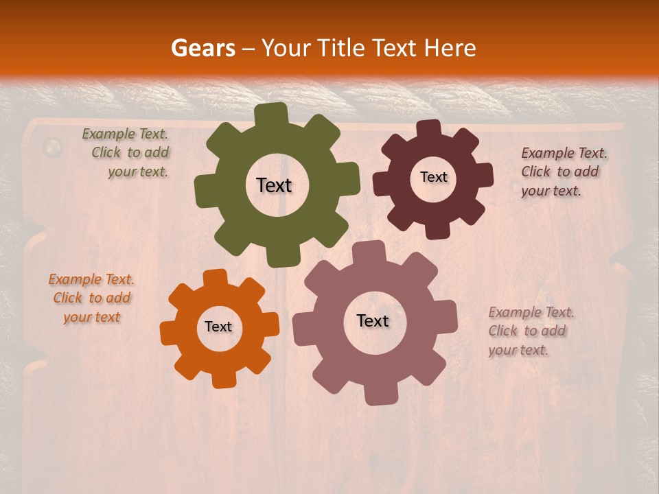 Panel Striped Material PowerPoint Template