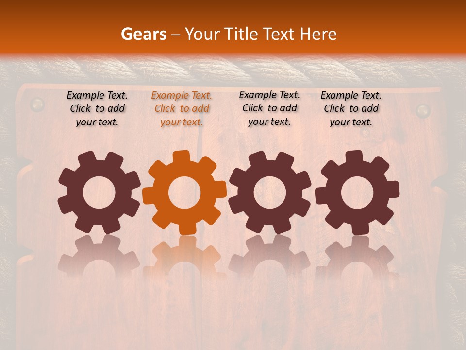 Panel Striped Material PowerPoint Template