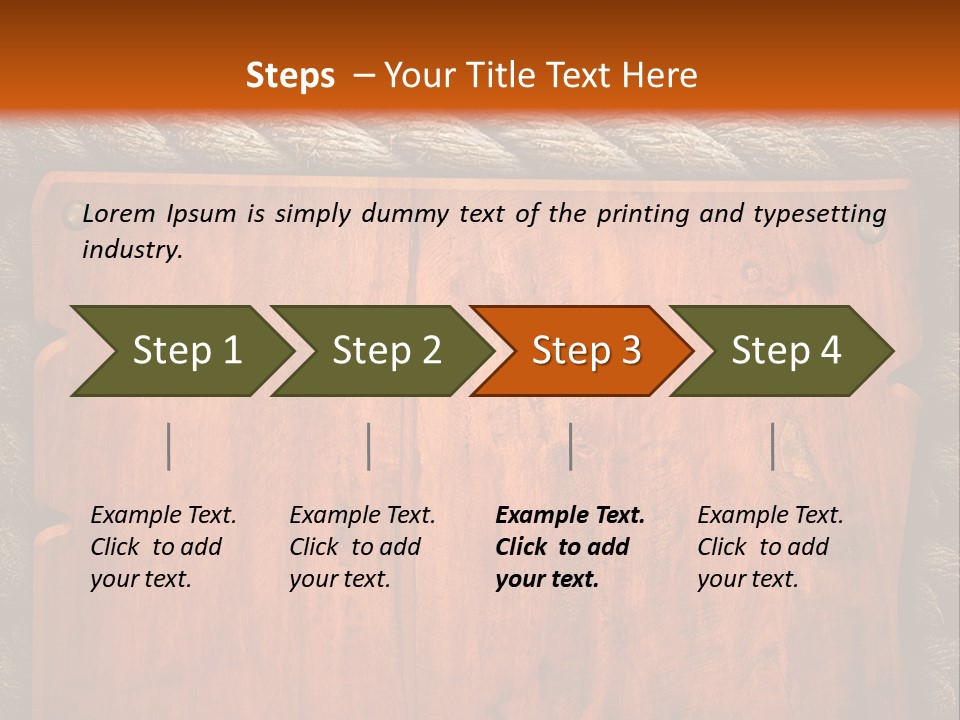 Panel Striped Material PowerPoint Template