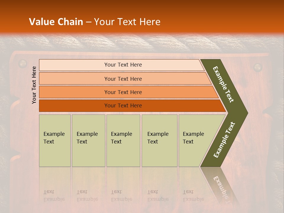 Panel Striped Material PowerPoint Template