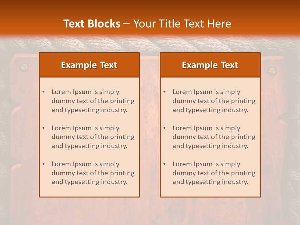 Panel Striped Material PowerPoint Template