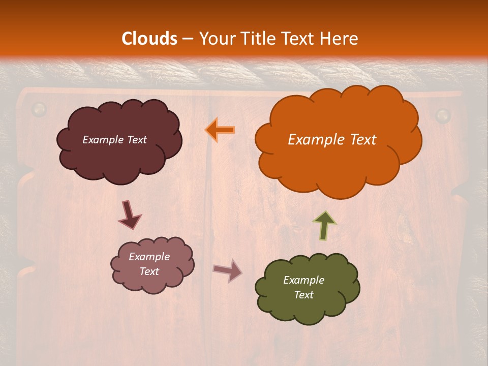Panel Striped Material PowerPoint Template