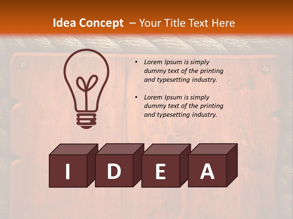 Panel Striped Material PowerPoint Template