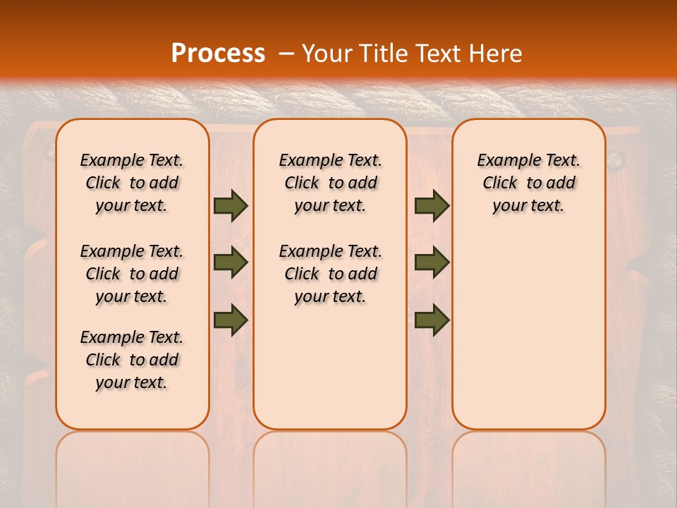 Panel Striped Material PowerPoint Template