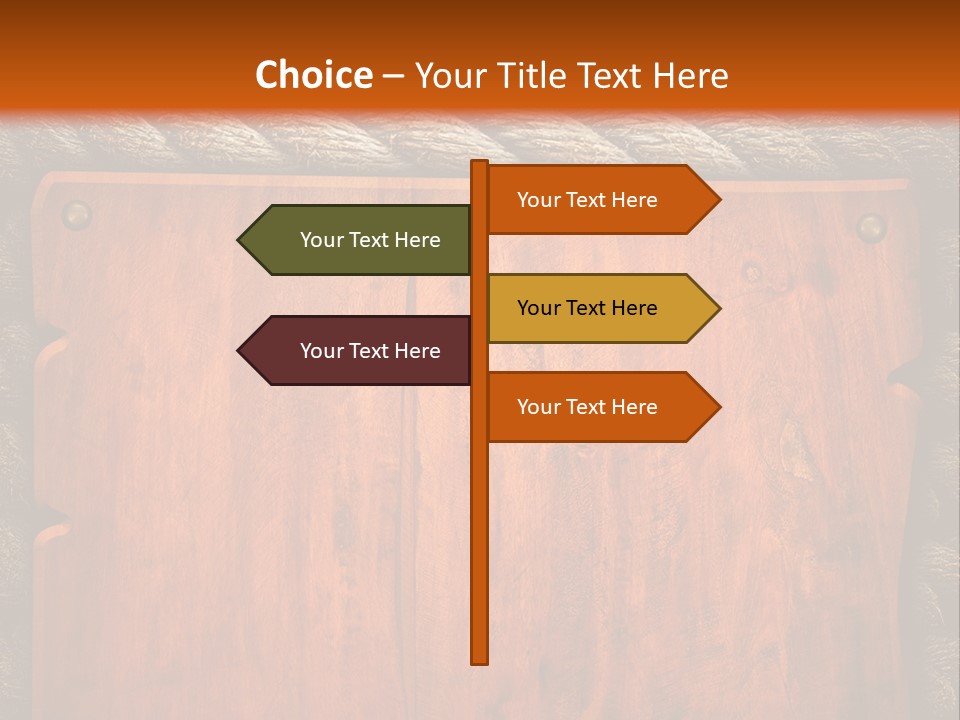 Panel Striped Material PowerPoint Template