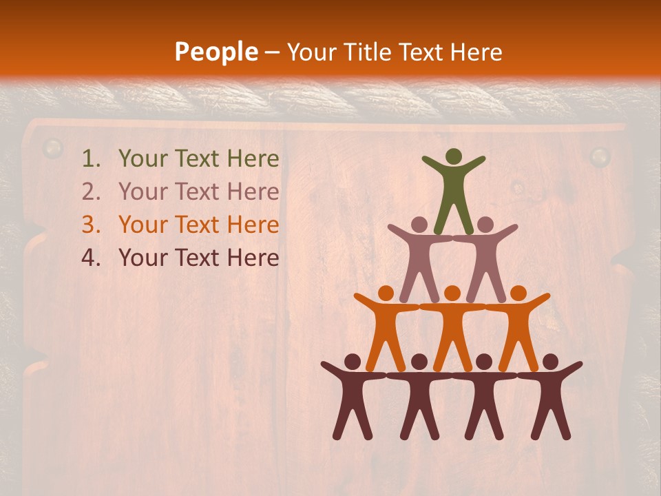 Panel Striped Material PowerPoint Template