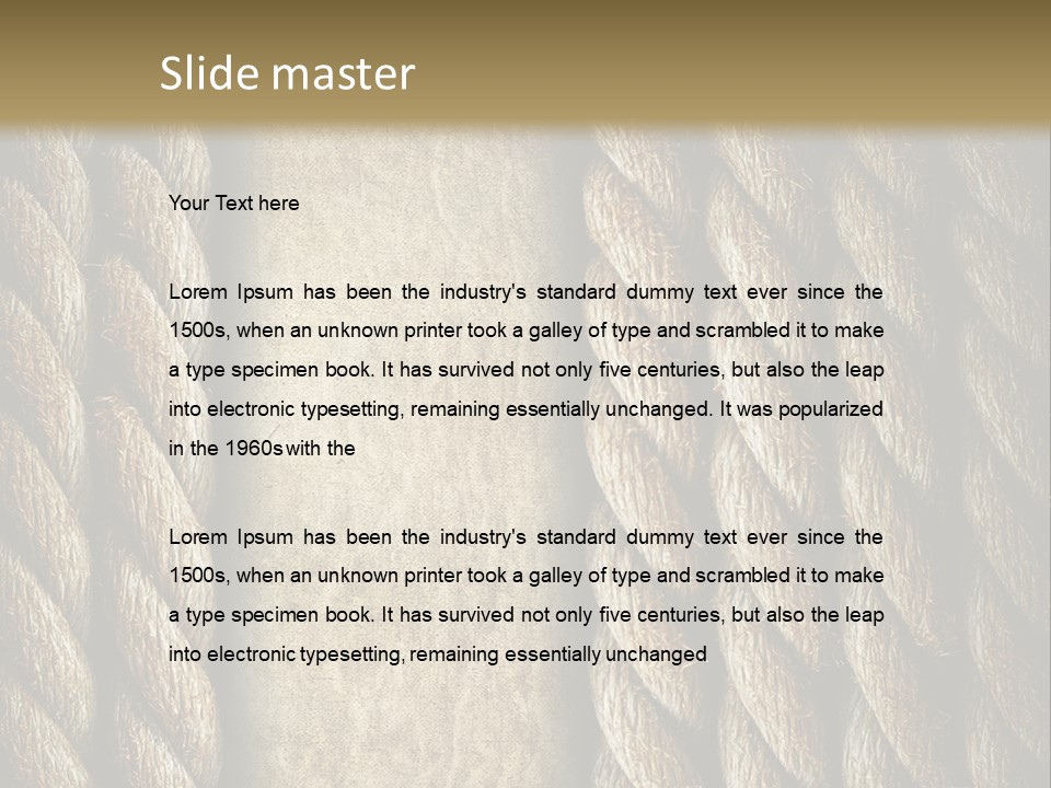 Border Background Frame PowerPoint Template