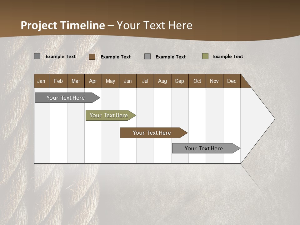 Cloth Cord Old PowerPoint Template