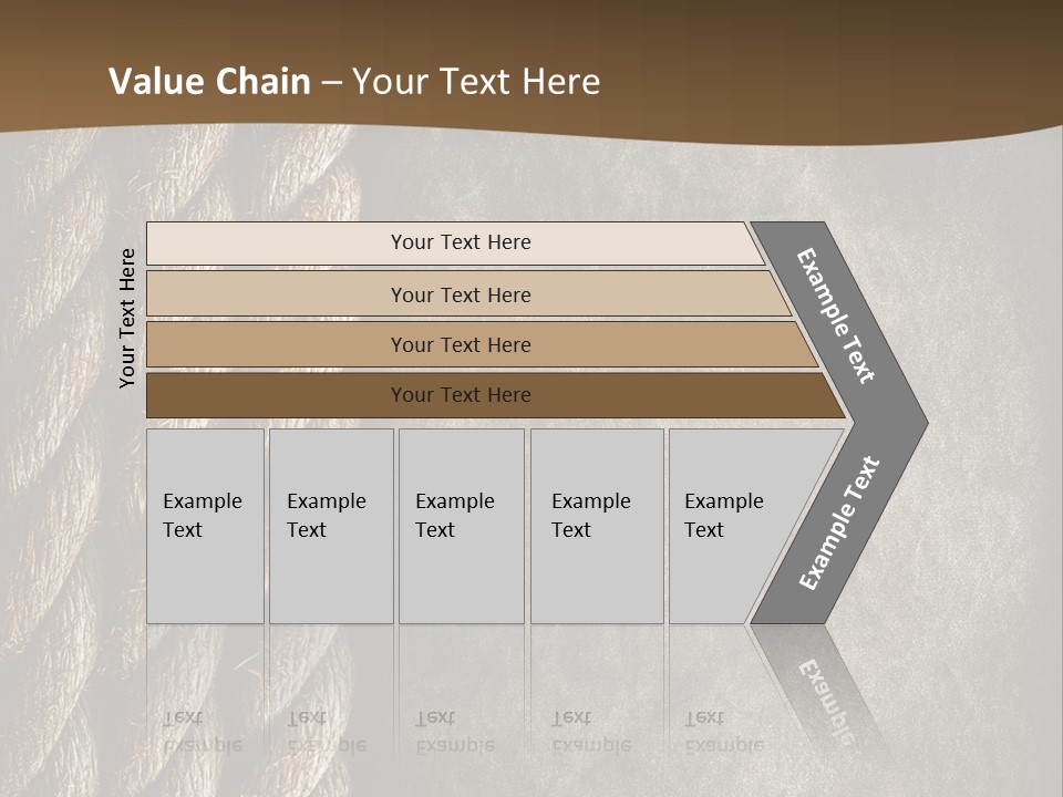 Cloth Cord Old PowerPoint Template