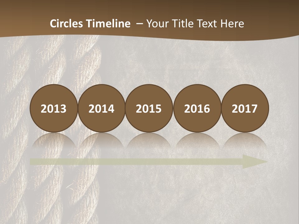 Cloth Cord Old PowerPoint Template