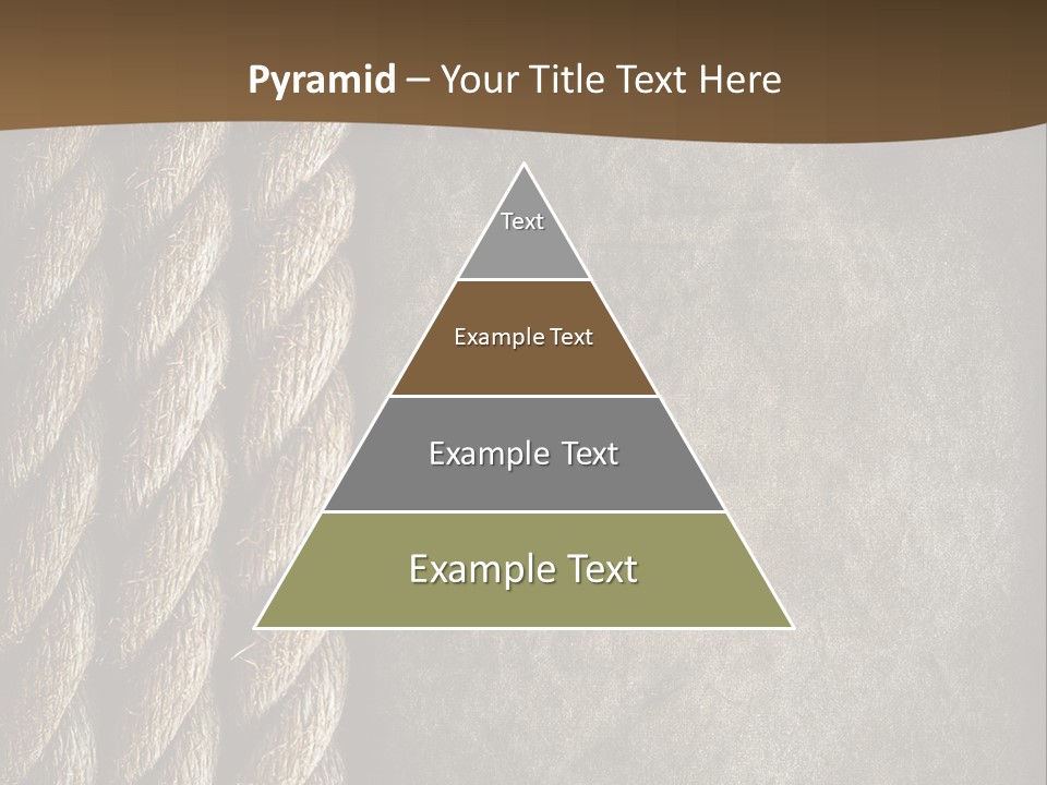 Cloth Cord Old PowerPoint Template