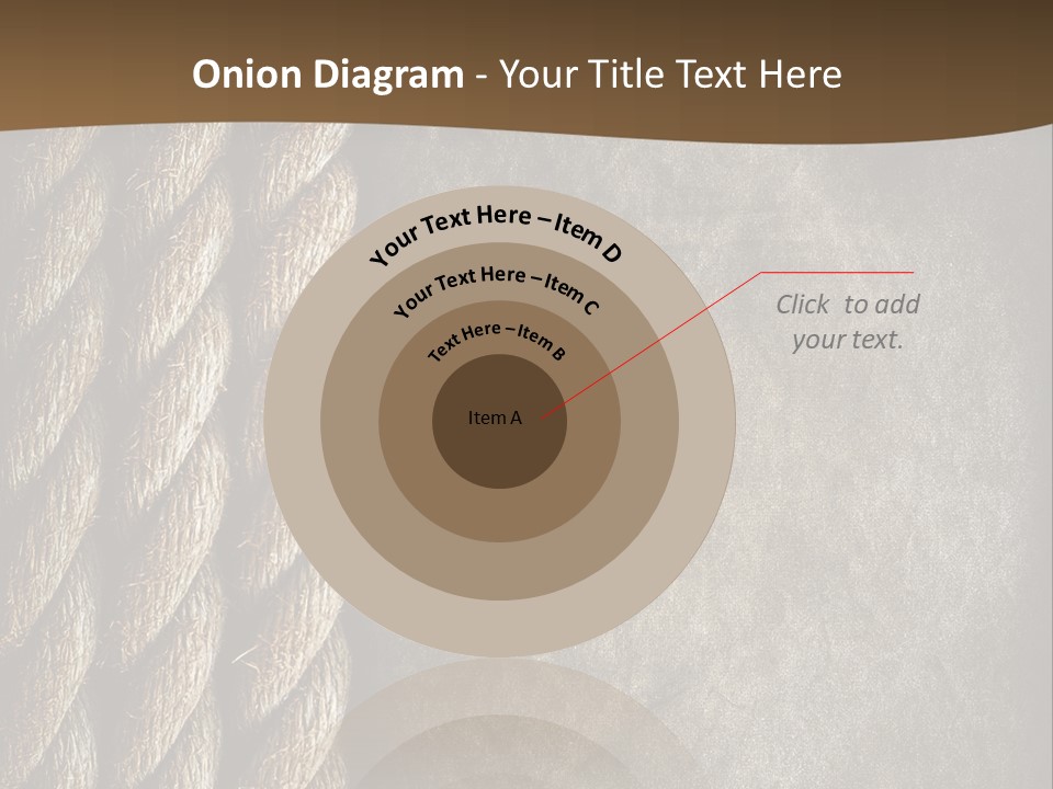 Cloth Cord Old PowerPoint Template