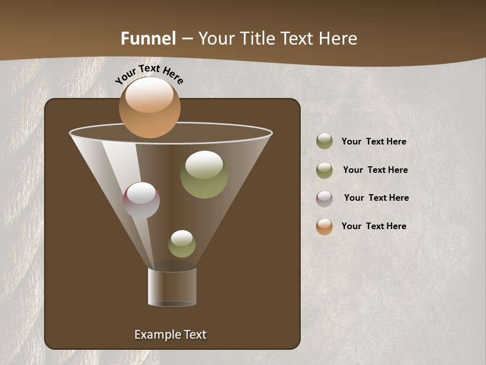 Cloth Cord Old PowerPoint Template