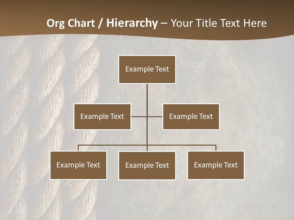 Cloth Cord Old PowerPoint Template
