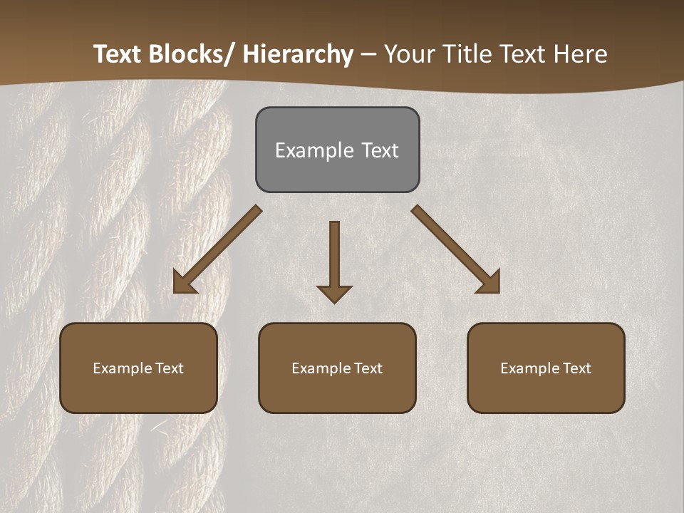 Cloth Cord Old PowerPoint Template