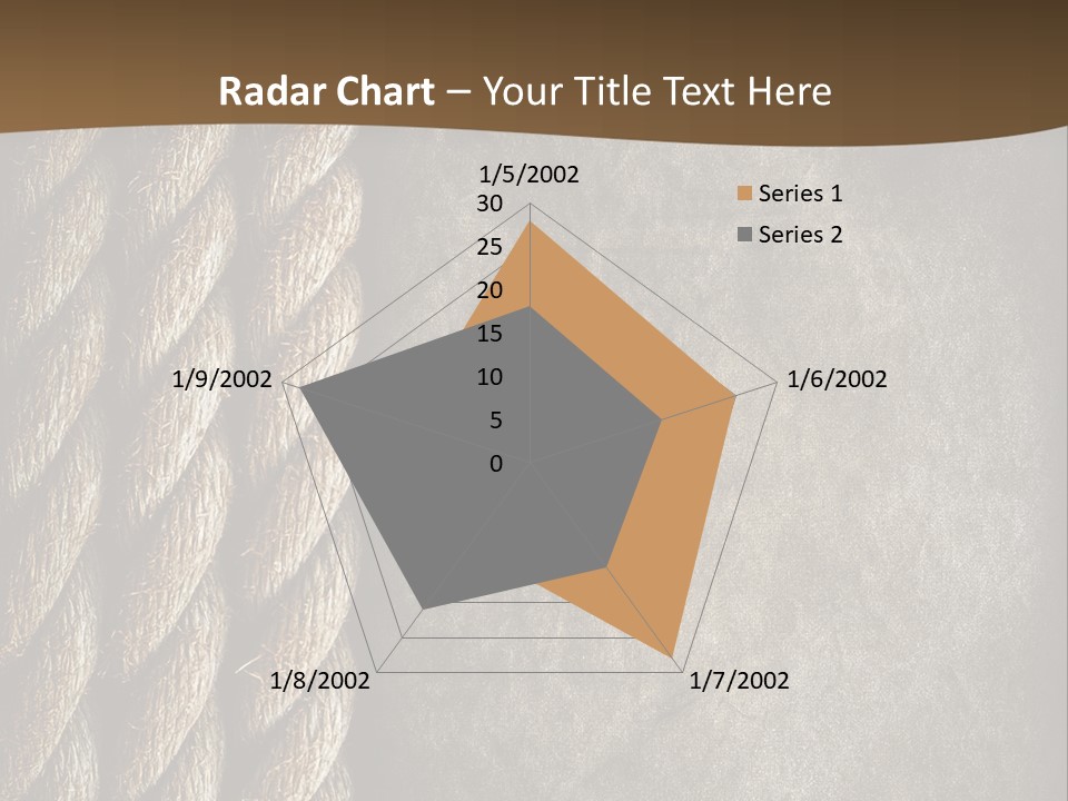 Cloth Cord Old PowerPoint Template