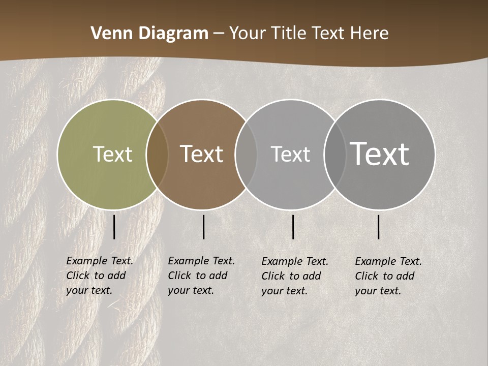 Cloth Cord Old PowerPoint Template