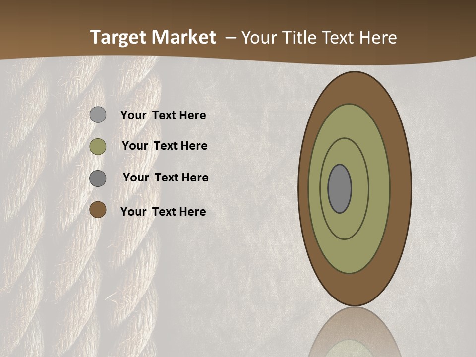 Cloth Cord Old PowerPoint Template