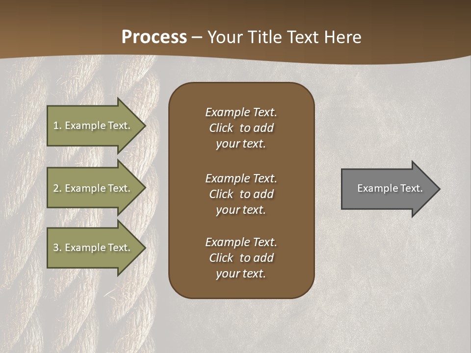 Cloth Cord Old PowerPoint Template
