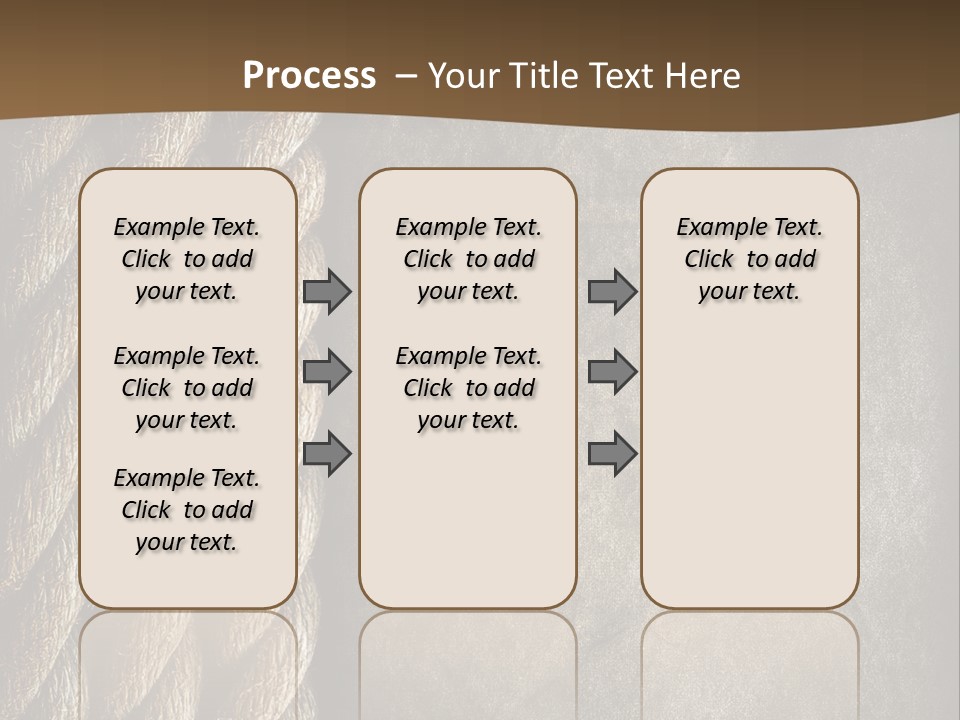Cloth Cord Old PowerPoint Template