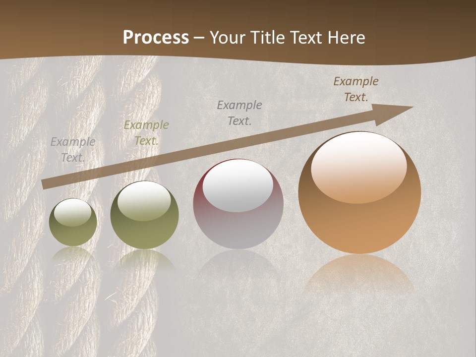 Cloth Cord Old PowerPoint Template