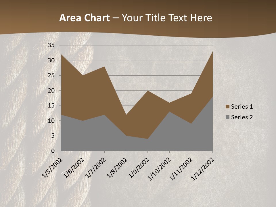 Cloth Cord Old PowerPoint Template